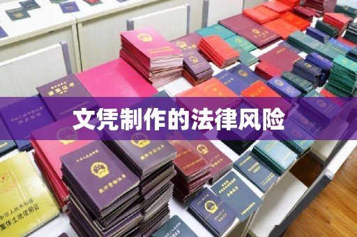 伊吾文凭制作的法律风险