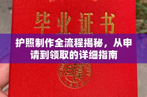 伊吾护照制作全流程揭秘，从申请到领取的详细指南