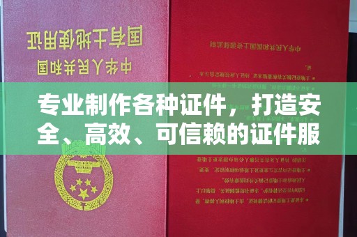 伊吾专业制作各种证件，打造安全、高效、可信赖的证件服务