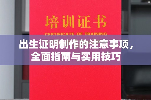 伊吾出生证明制作的注意事项，全面指南与实用技巧