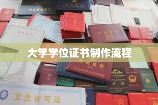 伊吾大学学位证书制作流程