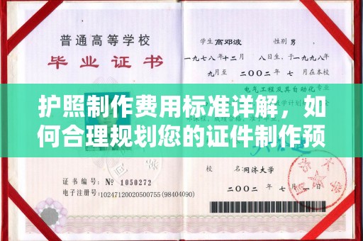 伊吾护照制作费用标准详解，如何合理规划您的证件制作预算
