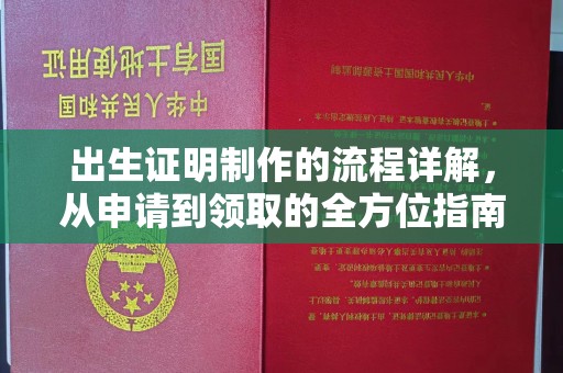 伊吾出生证明制作的流程详解，从申请到领取的全方位指南